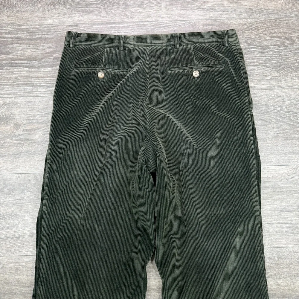 Vineyard Vines Corduroy Pants Mens 34x30 Olive Green Straight Leg Preppy Y2K